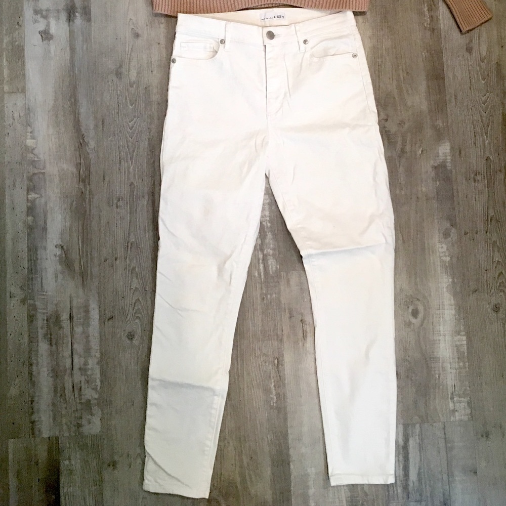 Everyday white jeans! Ann Taylor Loft